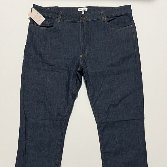 Peter Millar Jeans *NWT Pilot Mill Classic Fit Medium Wash Men's size 38x32 - Picture 2 of 9